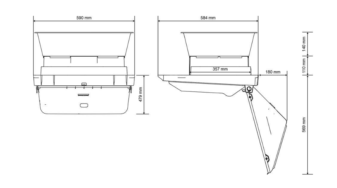 DA 1540 Ceiling Inlet